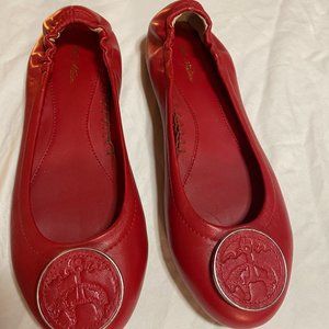 Brooks Brothers Red Pendant Flats - Women's Size 8.5